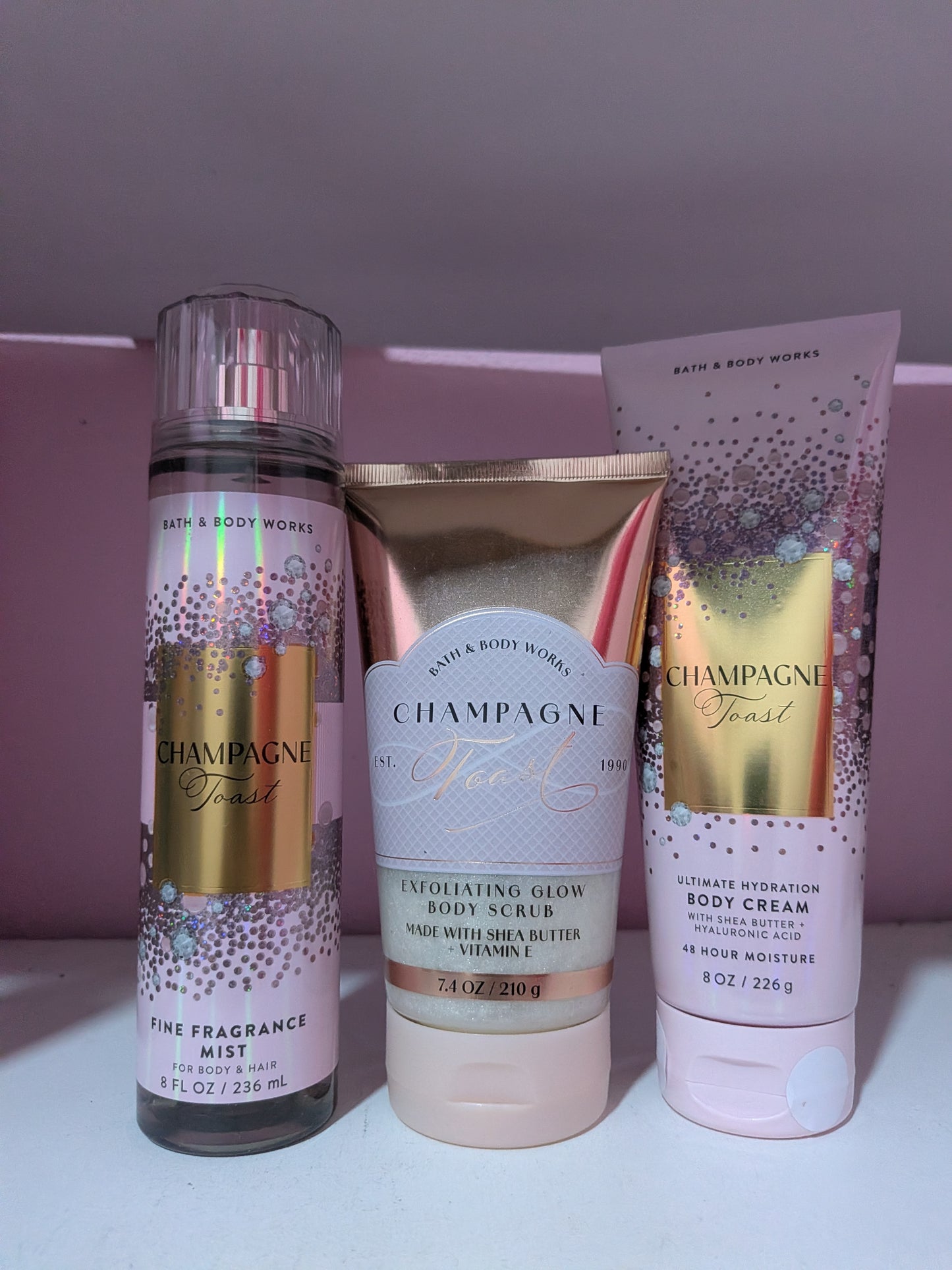 Champagne Toast Combo (3 Artículos)