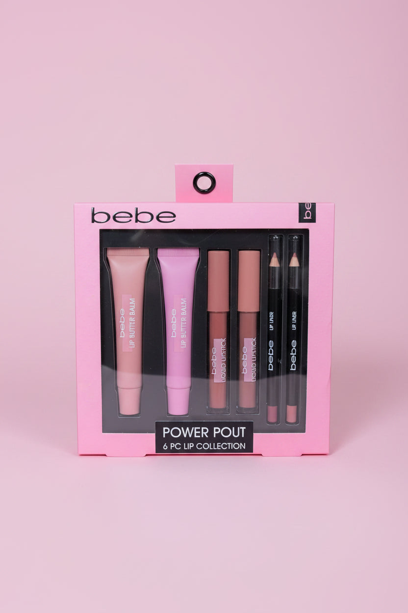 Power Pout 6 PC Lip Collection - Colección de Labiales de 6 Piezas