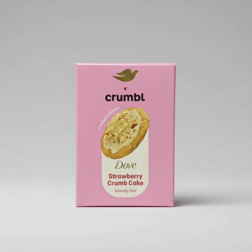 Crumbl Cookie Strawberry Crumb Cake Beauty Bar - Individual