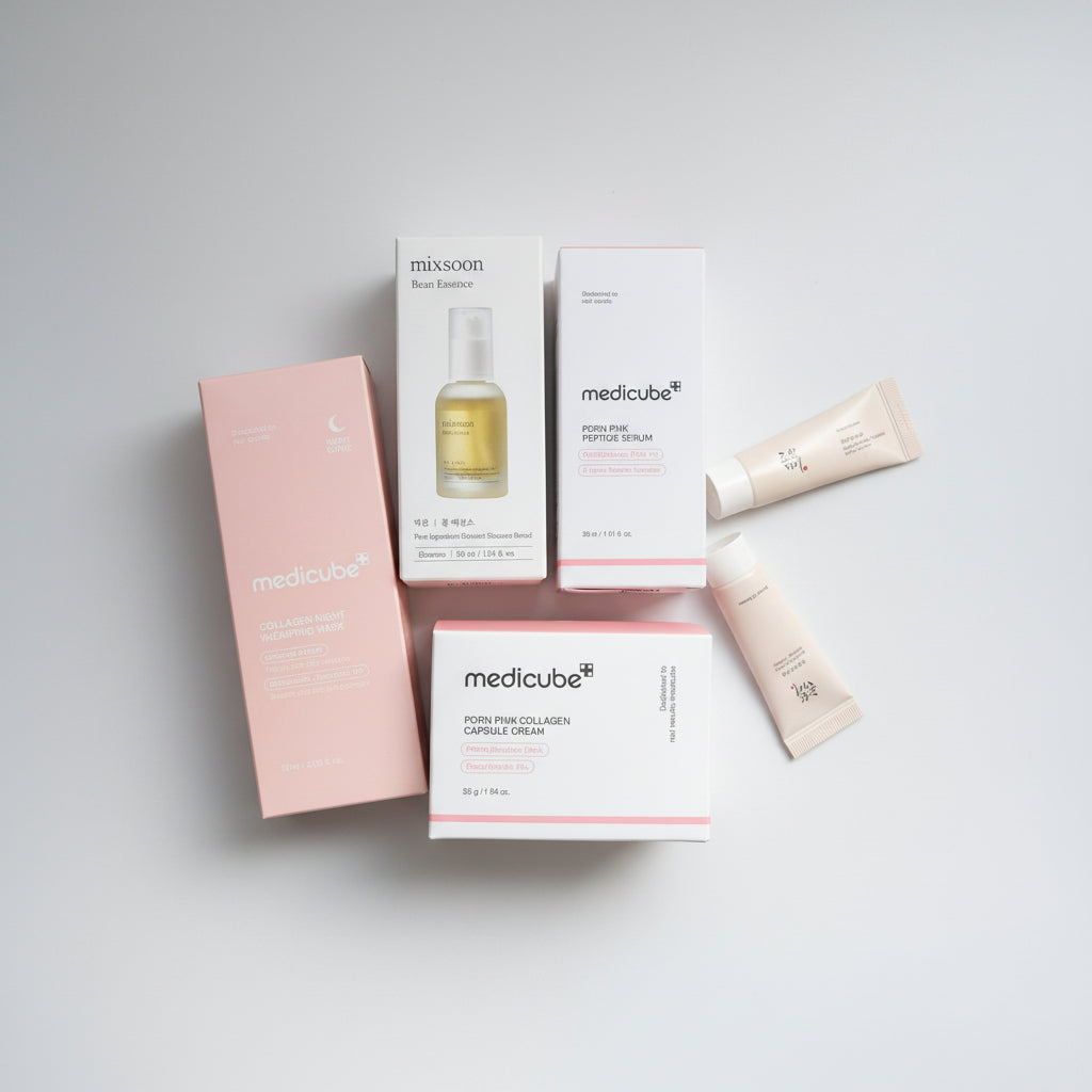 K-Beauty - Paquete de Piel de Cristal y Luminosidad