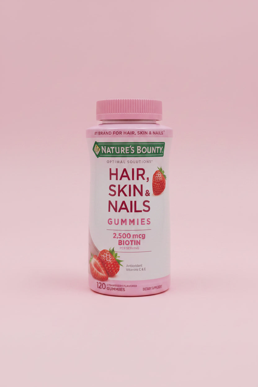 Hair, Skin, & Nails - 120 Gummies - Strawberry