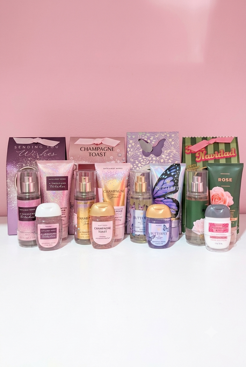 BBW - Gift Set - Combo (4 Artículos) - Entre Flores y Frutas