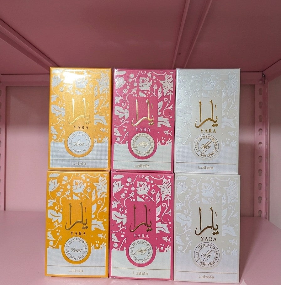 Lattafa - Perfumes Yara (100ml) - Combo (6 Artículos)