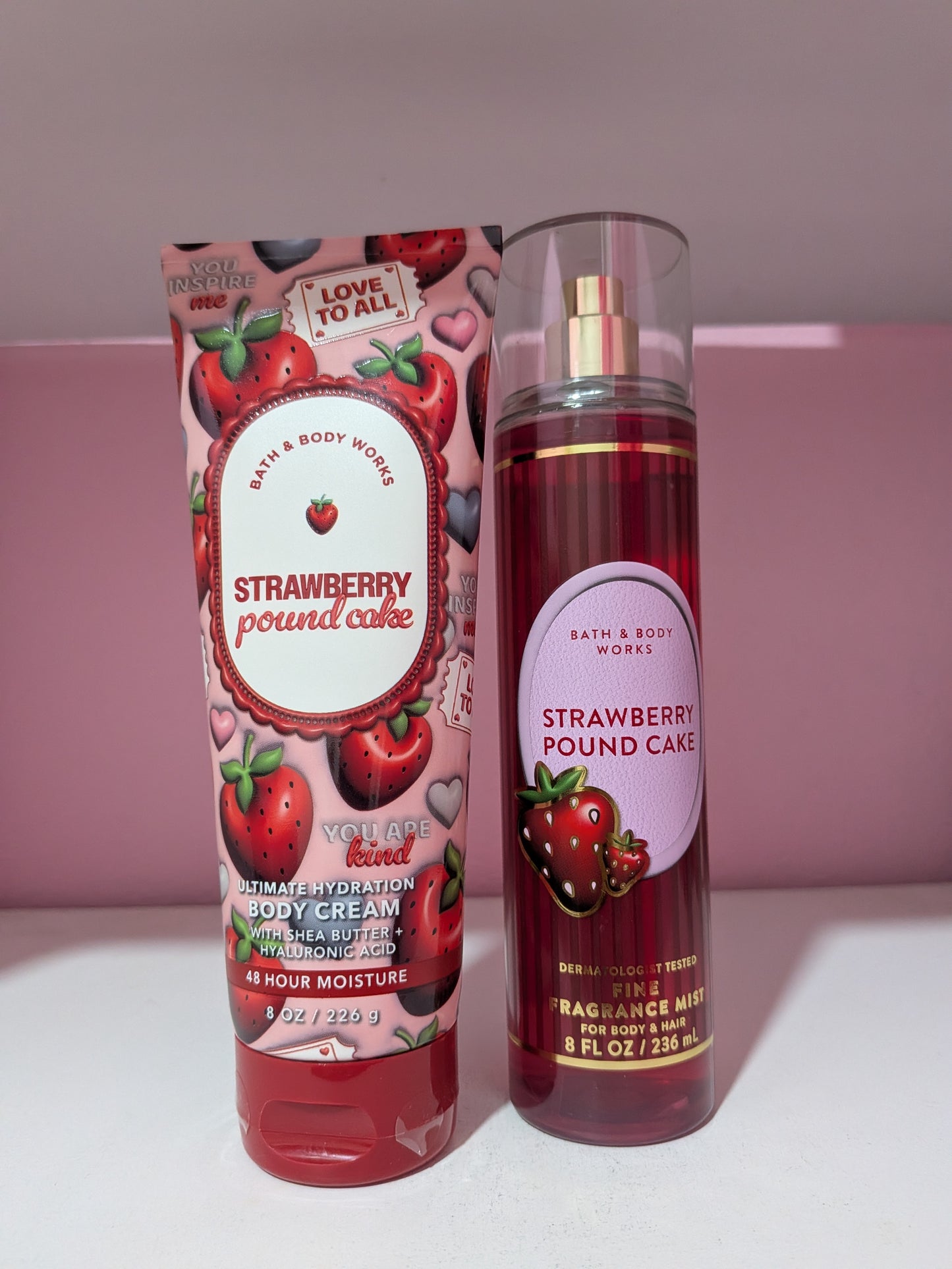 Strawberry Pound Cake Combo (2 Artículos)