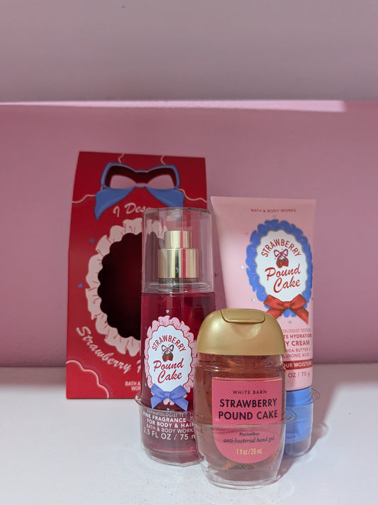 Strawberry Pound Cake