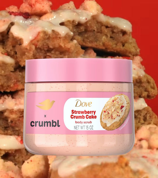 Crumbl Cookie Strawberry Crumb Cake
