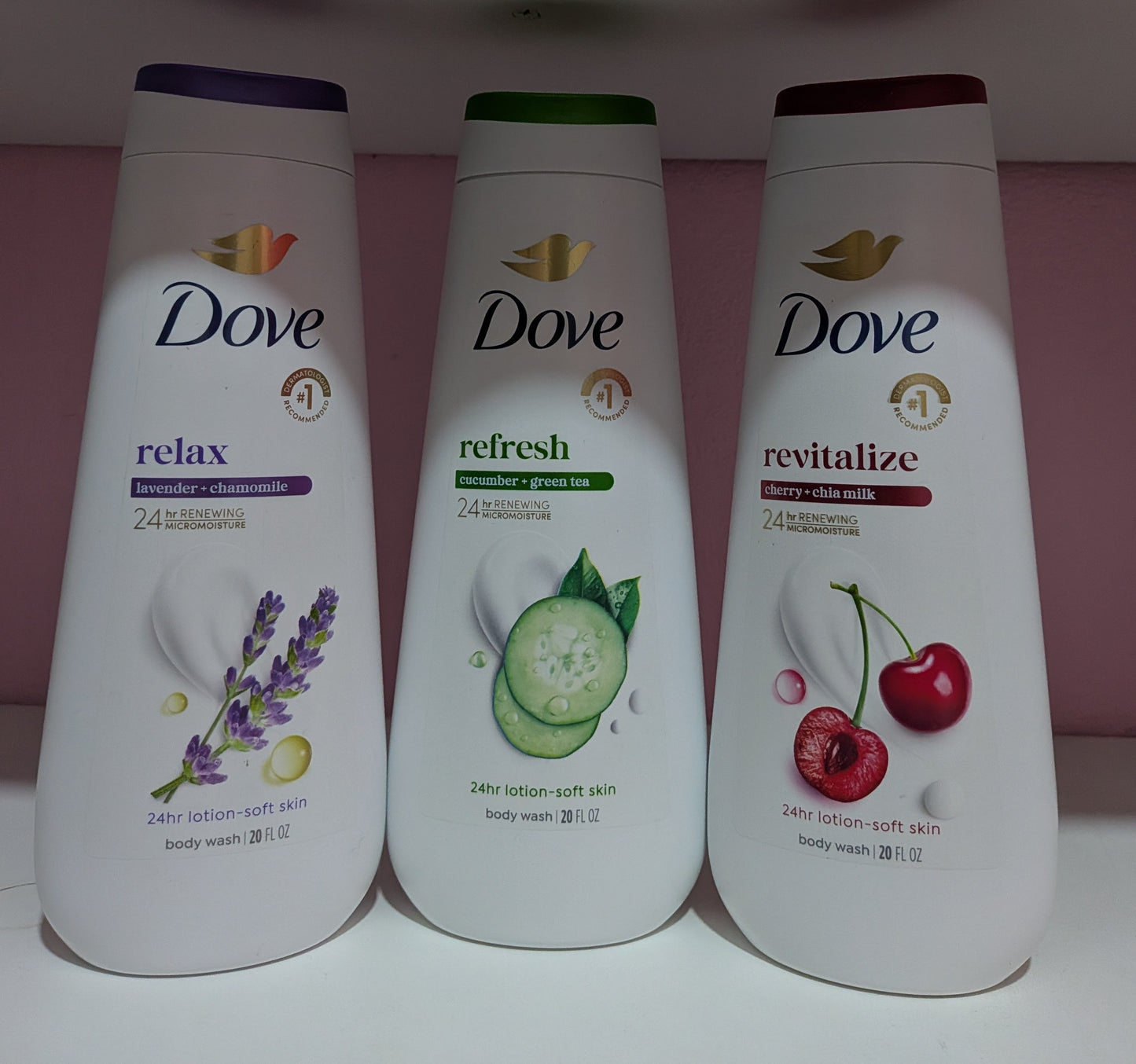 Dove Gel De Baño Combo (3 Artículos) - Frutal