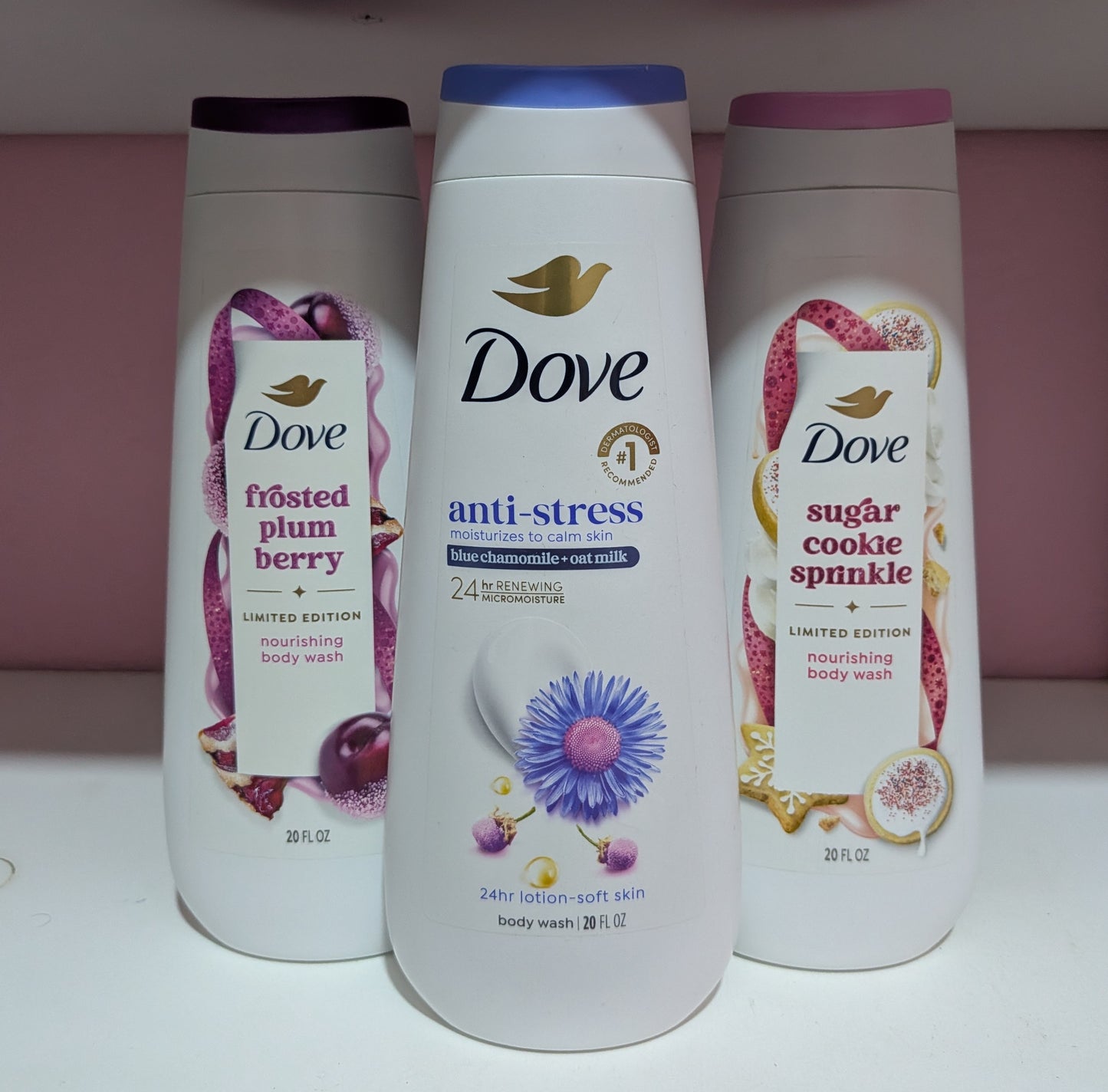 Dove Gel De Baño Combo (3 Artículos) - Princesa