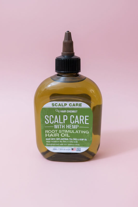 Scalp Care with Hemp Root Stimulating Hair Oil - 7 Oz.