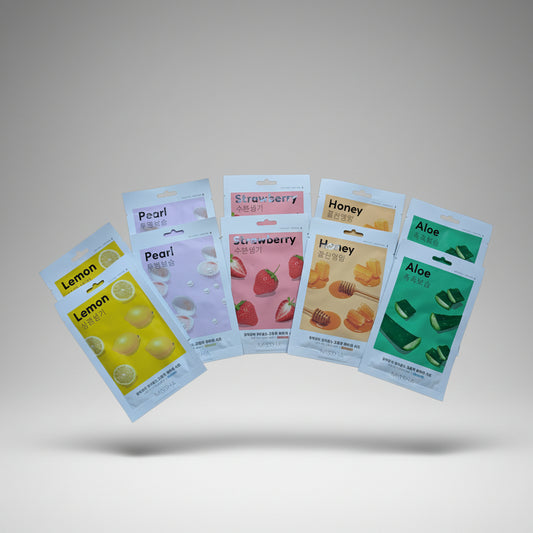 Airy Fit Sheet Mask - Mascarilla de Tela Transpirable - Combo (10 Artículos)