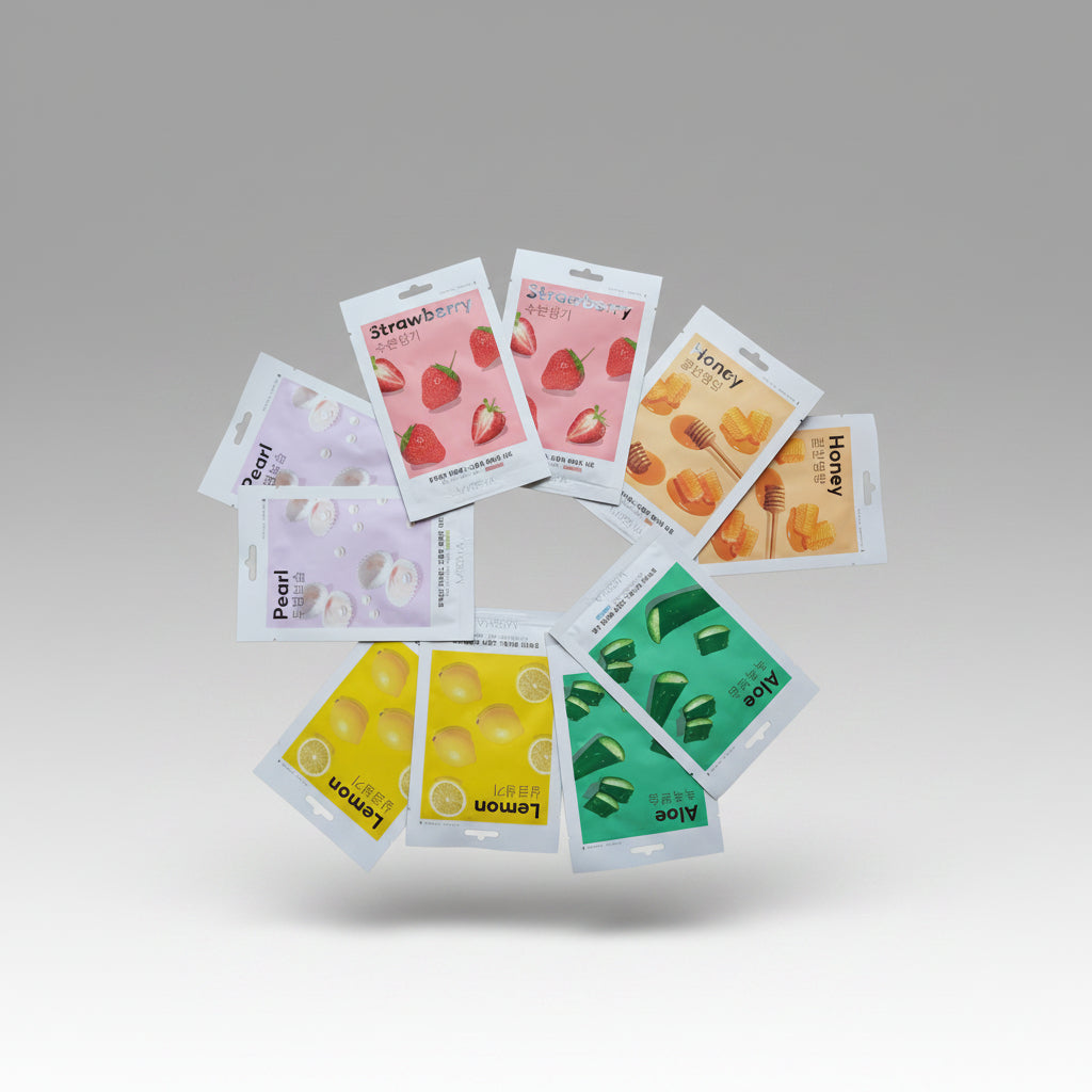 Airy Fit Sheet Mask - Mascarilla de Tela Transpirable - Combo (10 Artículos)