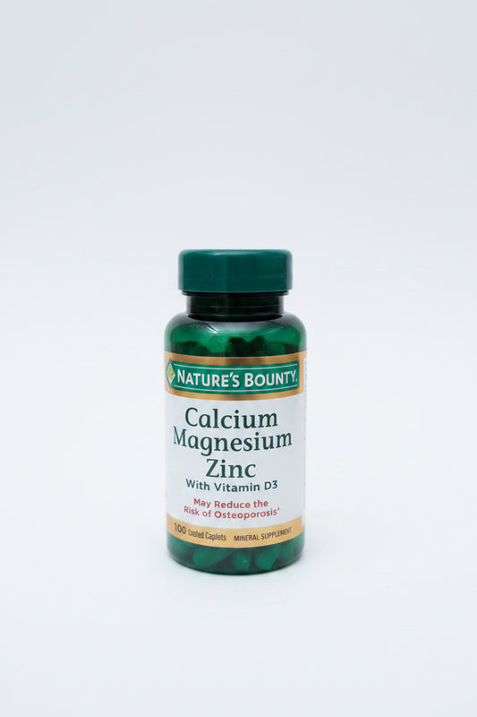 Calcium Magnesium Zinc - 100 Caplets