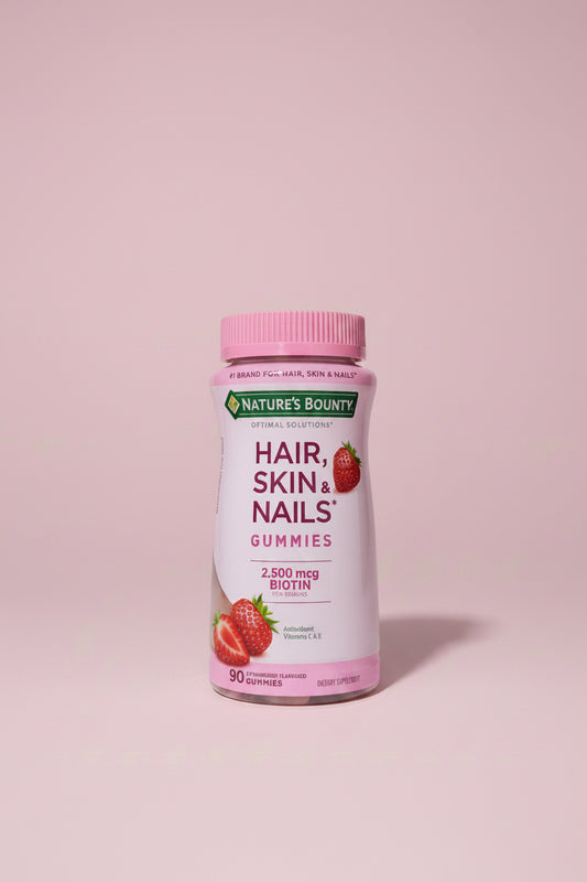 Hair, Skin & Nails - 80 Gummies - Strawberry