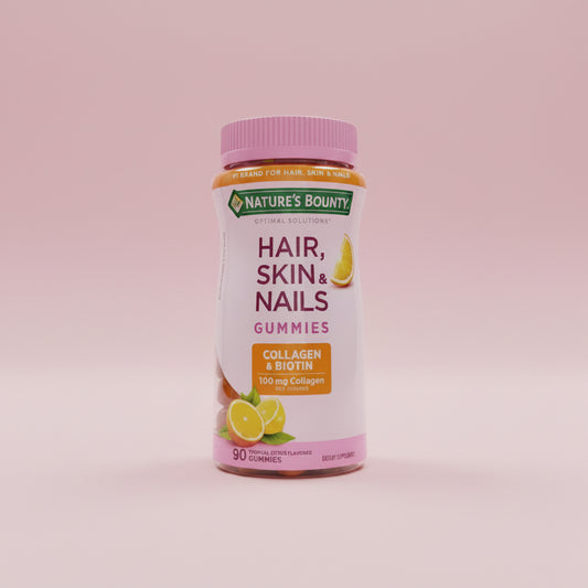 Hair, Skin & Nails Collagen & Biotin - 80 Gummies - Tropical Citrus