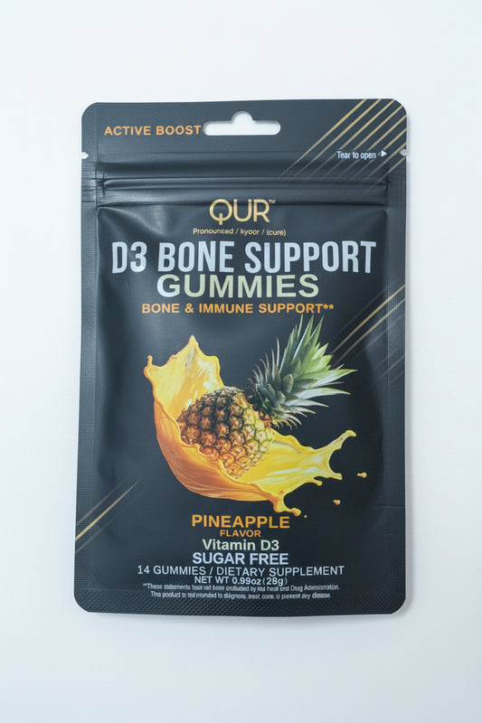 D3 Bone Support Gummies - Gomitas de Soporte Óseo con D3