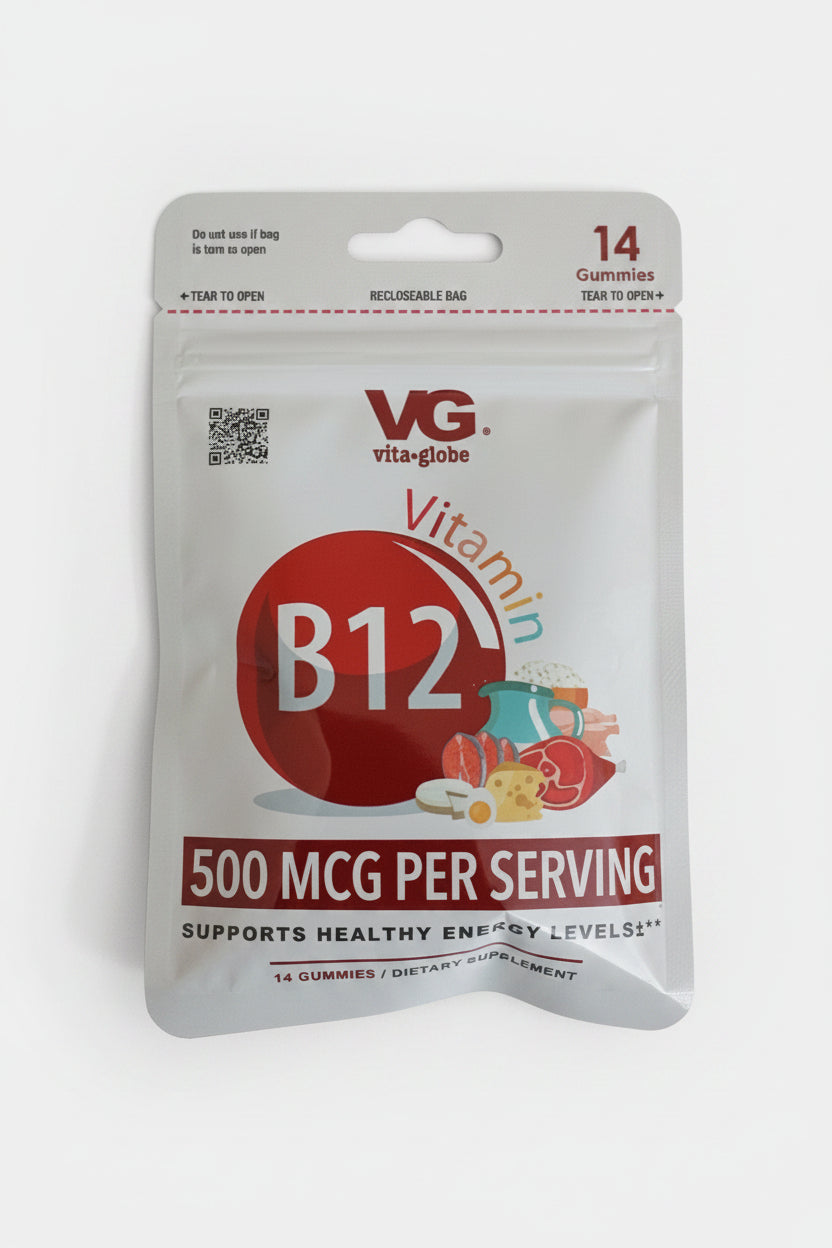 Vitamin B12 500 mcg Gummies - Gomitas de Vitamina B12 500 mcg