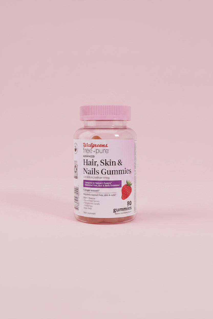 Hair, Skin, & Nails - 80 Gummies - Advanced Strawberry
