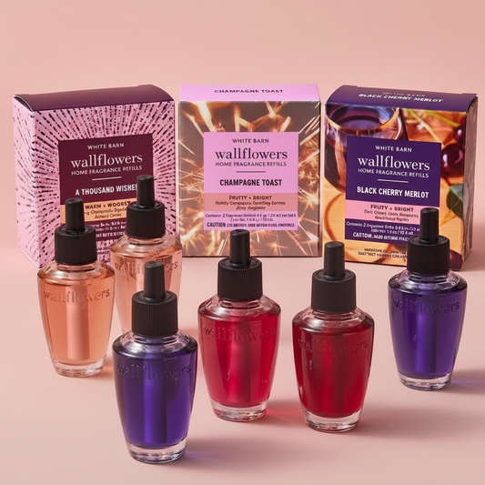 BBW - Wallflower- Aires de Frescura y Dulzura - Combo (3 Paquetes de 2) - Champagne Wishes