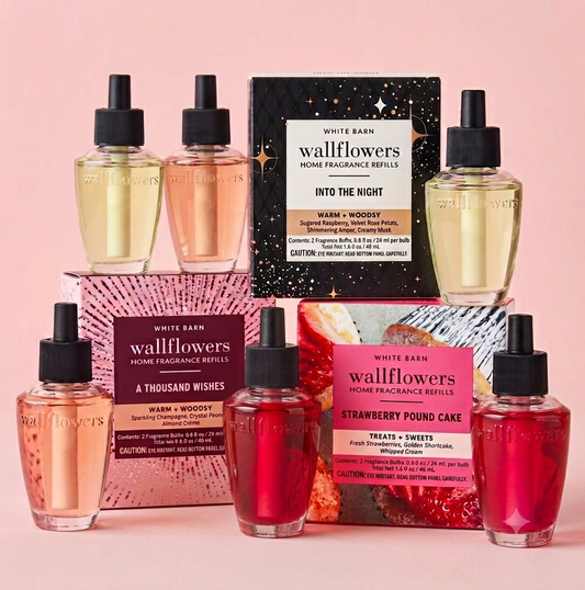 BBW - Wallflower- Aires de Frescura y Dulzura - Combo (3 Paquetes de 2) - Elegante Dulzura