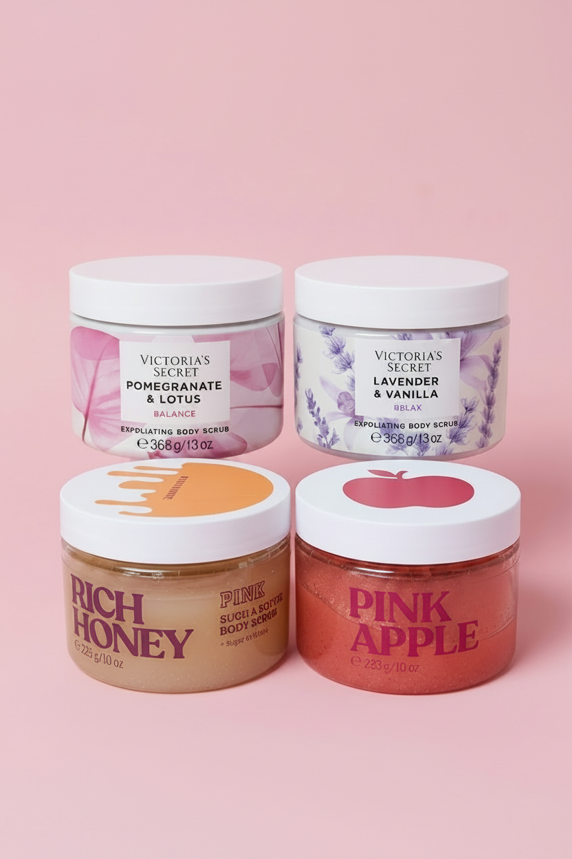 VS/PINK - Exfoliantes - Combo (4 Artículos)