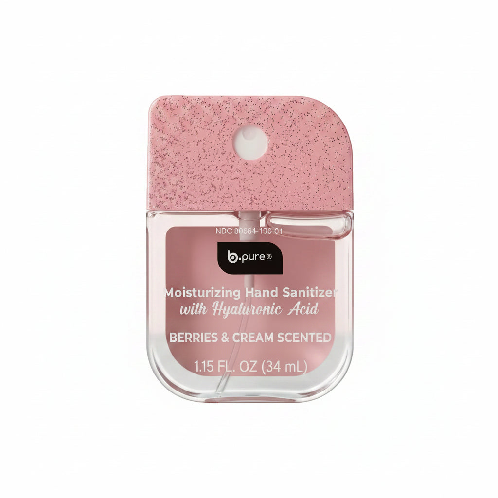 Moisturizing Hand Sanitizer with Hylauronic Acid - Berries & Cream